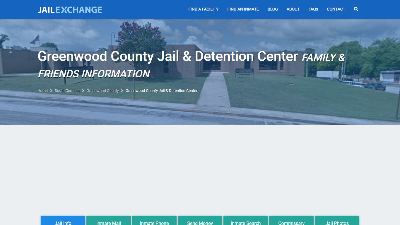 Greenwood County Jail & Detention Center SC - JAIL EXCHANGE